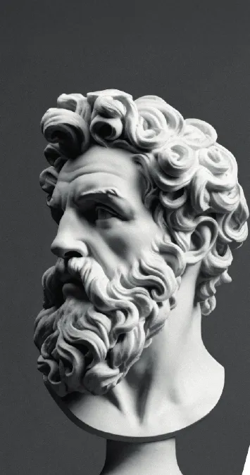Escultura clásica que acompaña la filosofía Terramax en nuestro book